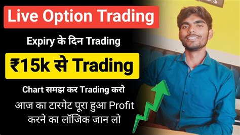 Live Profit Booking In Option Trading Live Intraday Trading May