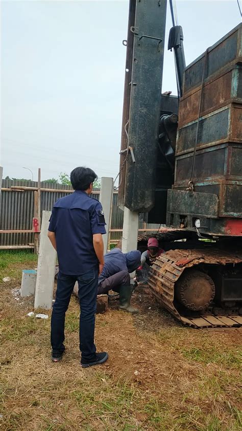 Tahapan Pancang Tiang Beton Menggunakan Hidrolik Jack Hspd