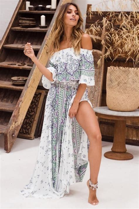 Pin De Bohoasis Em Boho Outfits Streetstyle Vestidos Vestido De