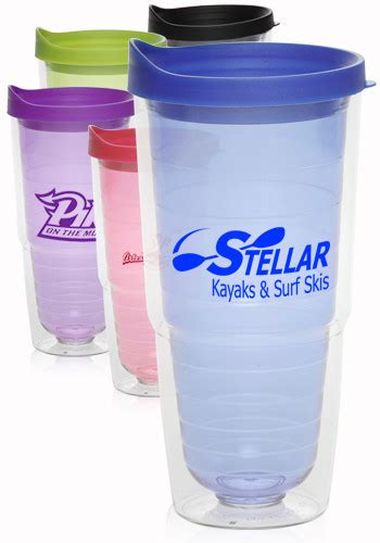 24 Oz Double Wall Orbit Acrylic Tumblers Custom Printed As Low As 5 07