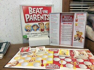 Beat The Parents board Game By Spinmaster trivia Game | eBay