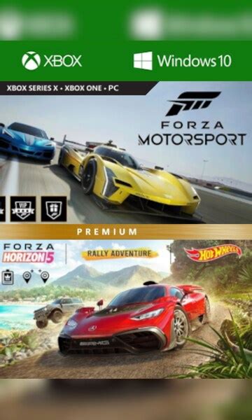 Kup Forza Motorsport And Forza Horizon 5 Premium Editions Bundle Xbox One Windows 10 Xbox