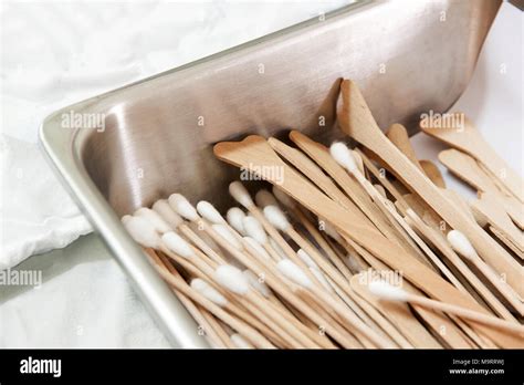 Wood Scrape Tissue At The Cervix In Stainless Sterile Box Cervical