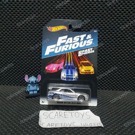 Jual Hot Wheels Nissan Skyline Gt R Gtr R34 2 Fast 2 Furious Brian 2017 Jakarta Selatan