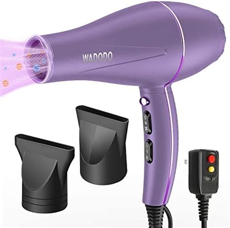 Wadodo Ionic Hair Dryer 2200w Professional Blow Dryer Fast Drying Travel Hair