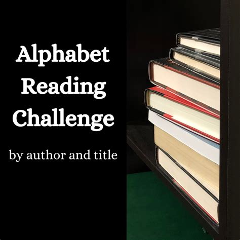 Alphabet Reading Challenge Update 3 M Suzanne Terry