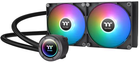 Thermaltake Th280 V2 Argb Sync Black Edition Cl W375 Pl14sw A Liquid Cpu Cooler Ca