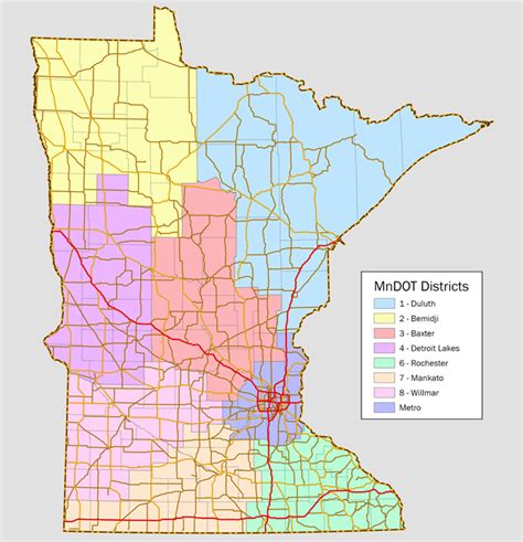 Mn Dot Map