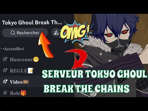 SERVEUR DISCORD COMMUNAUTAIRE TOKYO GHOUL BREAK THE CHAINS FR