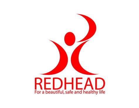 Elegant Playful Logo Design For Redhead And A Tagline That Says For