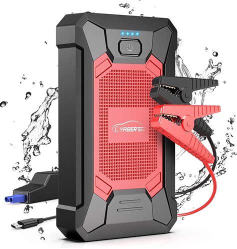 YABER Jump Starter Power Pack 2500A Car Battery Booster Jump Starter