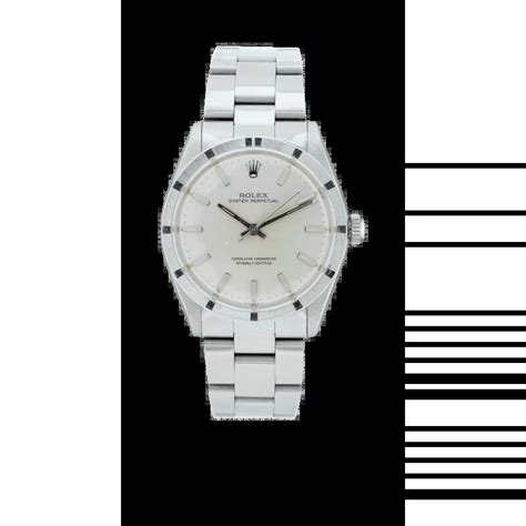 Rolex Oyster Perpetual Mm Silver Watch