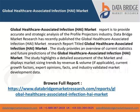 Ppt Global Healthcare Associated Infection Hai Market Trends