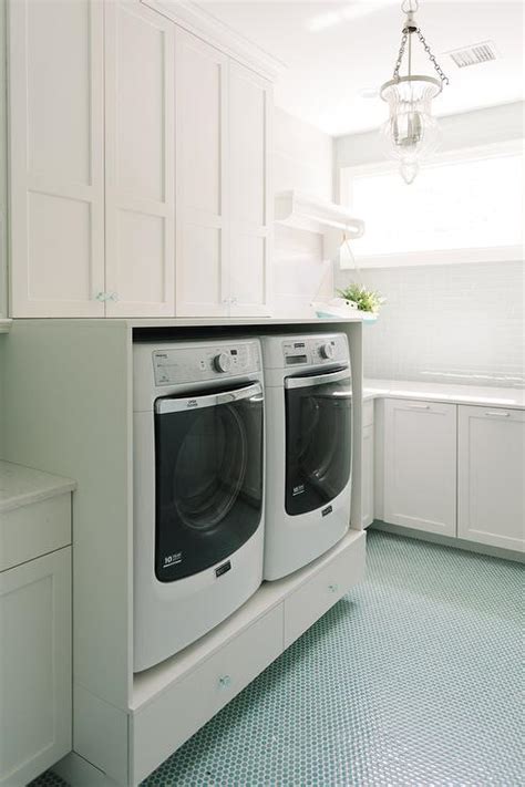 Light Blue Laundry Room Paint Colors Transitional Laundry Room