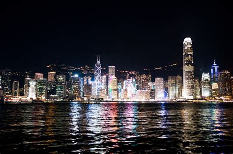 Hong kong,landscape,night view,free pictures, free photos - free image ...