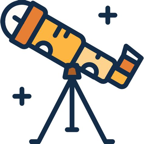 Telescope Linector Lineal Color Icon