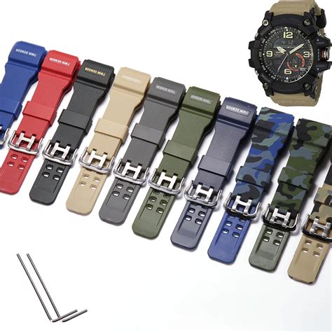 Watchband Accessories Resin Strap Suitable For Casio Mudmaster GG1000