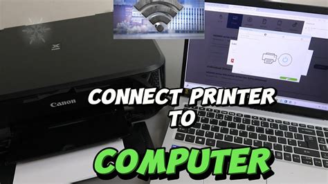 How To Connect Canon Printer To Computer Connect Printer To Wifi Using Computer Youtube