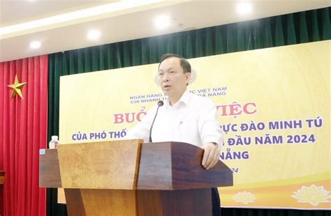 Phó Thống đốc Đào Minh Tú làm việc với ngành Ngân hàng Đà Nẵng về công