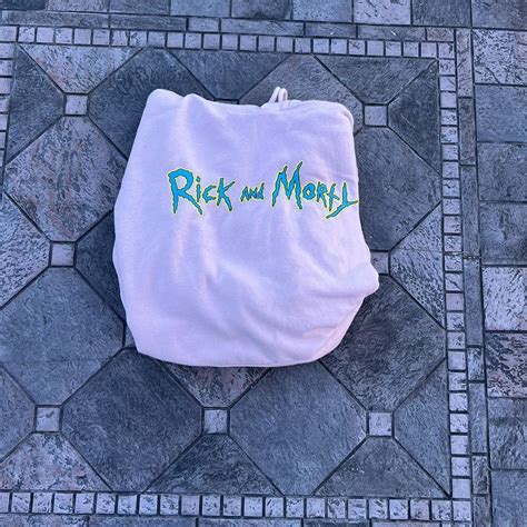 Large Rick n Morty hoodie - Depop