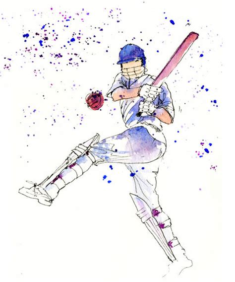 Best Drawing Of A Cricket Stumps Illustrations, Royalty-Free Vector ...