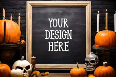 Halloween Frame Mockup Mockup Psd Graphic By Thedigitalstore247