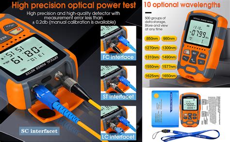 FYBOPTWU 4 In 1 Function Portable Optical Power Meter And Visual