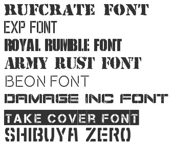 Stencil Army Fonts Free Download | Fonts4Free