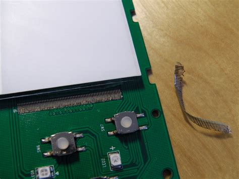 How To Remove And Re Attach Lcd Ribbon From A Pcb With A Fine Pitch 9