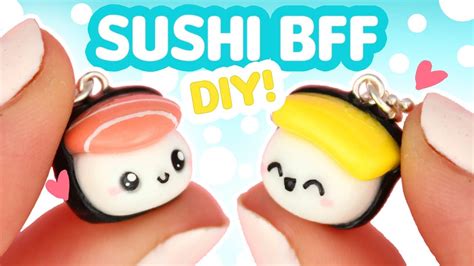 DIY SUSHI BFF Polymer Clay Tutorial KAWAII FRIDAY YouTube