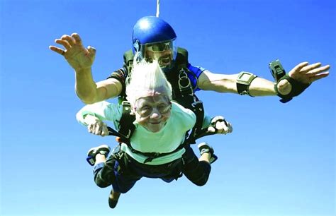 Woman Skydives From Plane Aiming For Record The Asian Age