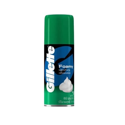 Gillette Foamy Menthol Shaving Foam 175g LieE Shopee Philippines