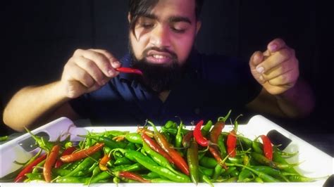 Chilli Eating Challenge Asmr Mukbang Hottest Chillies 🌶️ Spicy