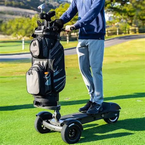 Golf Bag Scooter An Electric Motorized Caddy You Ride On Yinz Buy