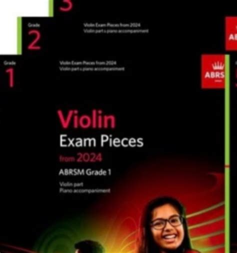 Abrsm Violin Exam Pieces From 2024 Full Set Hobbies And Toys Books