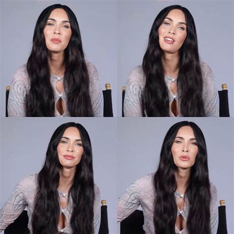 Megan Fox Poses With Elegant Updo And Dons Flesh Flashing Ensemble Artofit