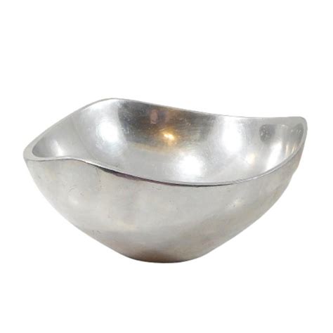 Late 20th Century Nambe Bowl 527 Tri Corner Silver Alloy Bowl Chairish