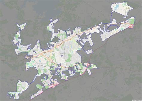 Map of Lexington town, South Carolina