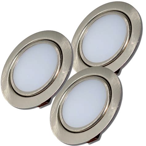 X Flache Led M Bel Einbauleuchten Volt Watt Et Mm Silber