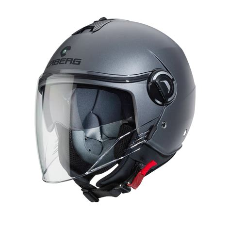 Caberg Riviera V X Cinza Mate Capacete Aberto Salgados Moto