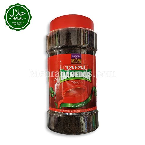 TAPAL Danedar Black Tea Jar Chai ki Patti 1Kg 다네다르 홍차 병 Mehran