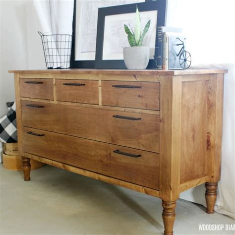 DIY Mid Century Dresser Cabinet