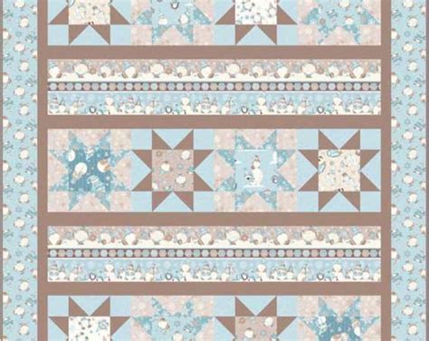 I Love Sn Gnomies Flannel Quilt Kit By Shelly Comiskey For Henry Glass