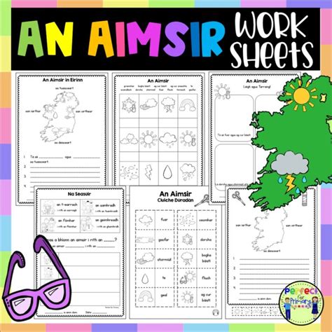 Mash 3rd 4th Class An Aimsir Worksheet Pack Gaeilge Worksheets