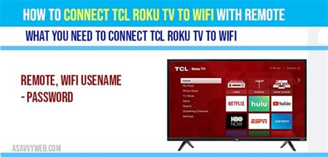 How To Connect My Tcl Tv To Cable And Roku