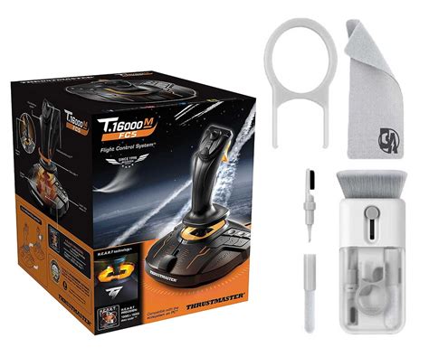 Thrustmaster T16000m Fcs Flight Control System For Pc With Cleaning