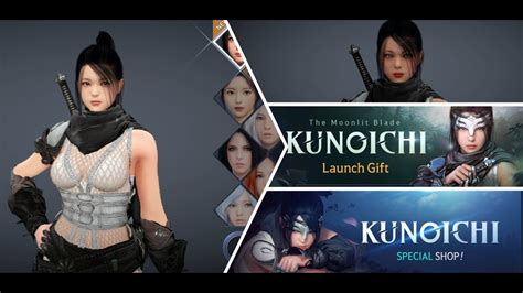 Black Desert Mobile KUNOICHI Character Creation YouTube