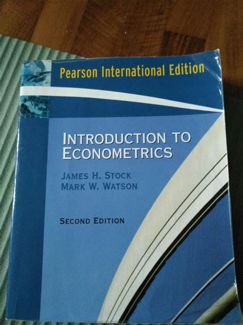 Introduction To Econometrics Textbook Hobbies And Toys Books And Magazines Textbooks On Carousell