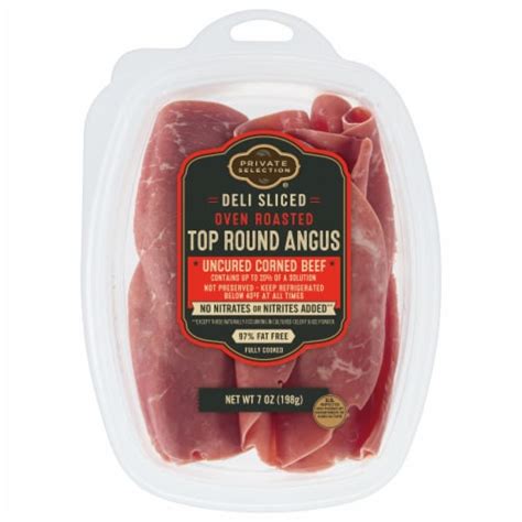 Private Selection Deli Sliced Oven Roasted Top Round Angus Uncured