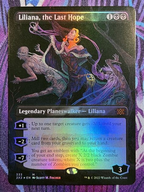 Liliana The Last Hope X Full Art Foil Bootleg Mage